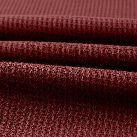 Red Eyelet Lace Raglan Sleeve Drop Shoulder Plus Size Top - Picture 7 of 11